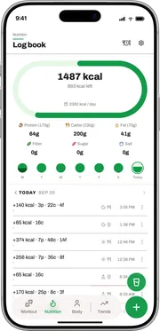 Progressiv Nutrition screen