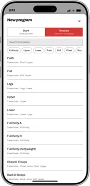 Progressiv Programs screen